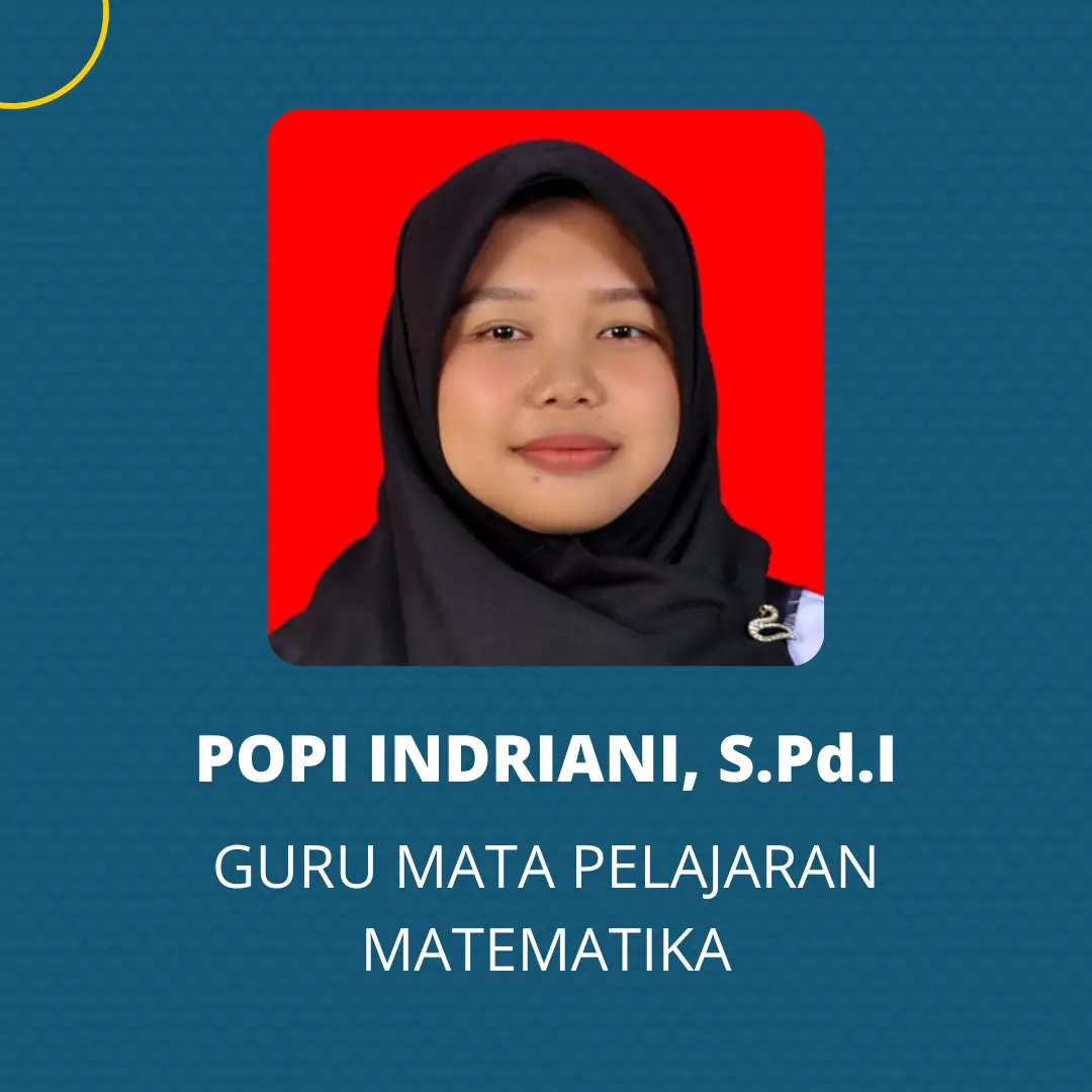 Popi Indriani, S.Pd.I - Guru Matematika