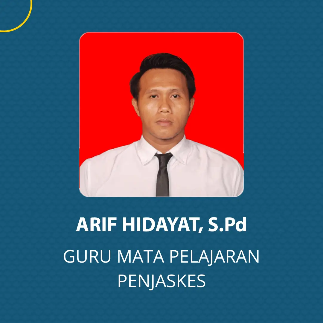 Arif Hidayat, S.Pd - Guru Penjaskes