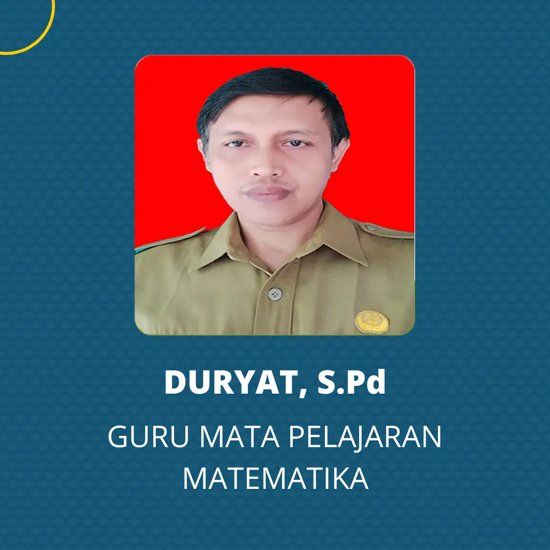 Duryat, S.Pd - Guru Matematika