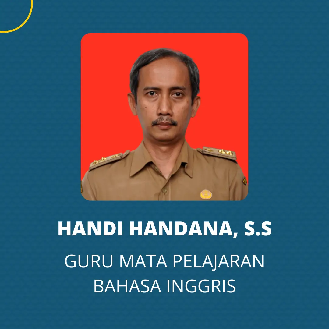 Handi Handana, S.S - Guru Bahasa Inggris