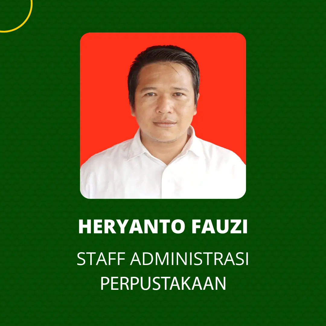 Heryanto Fauzi Staff - Administrasi Perpustakaan