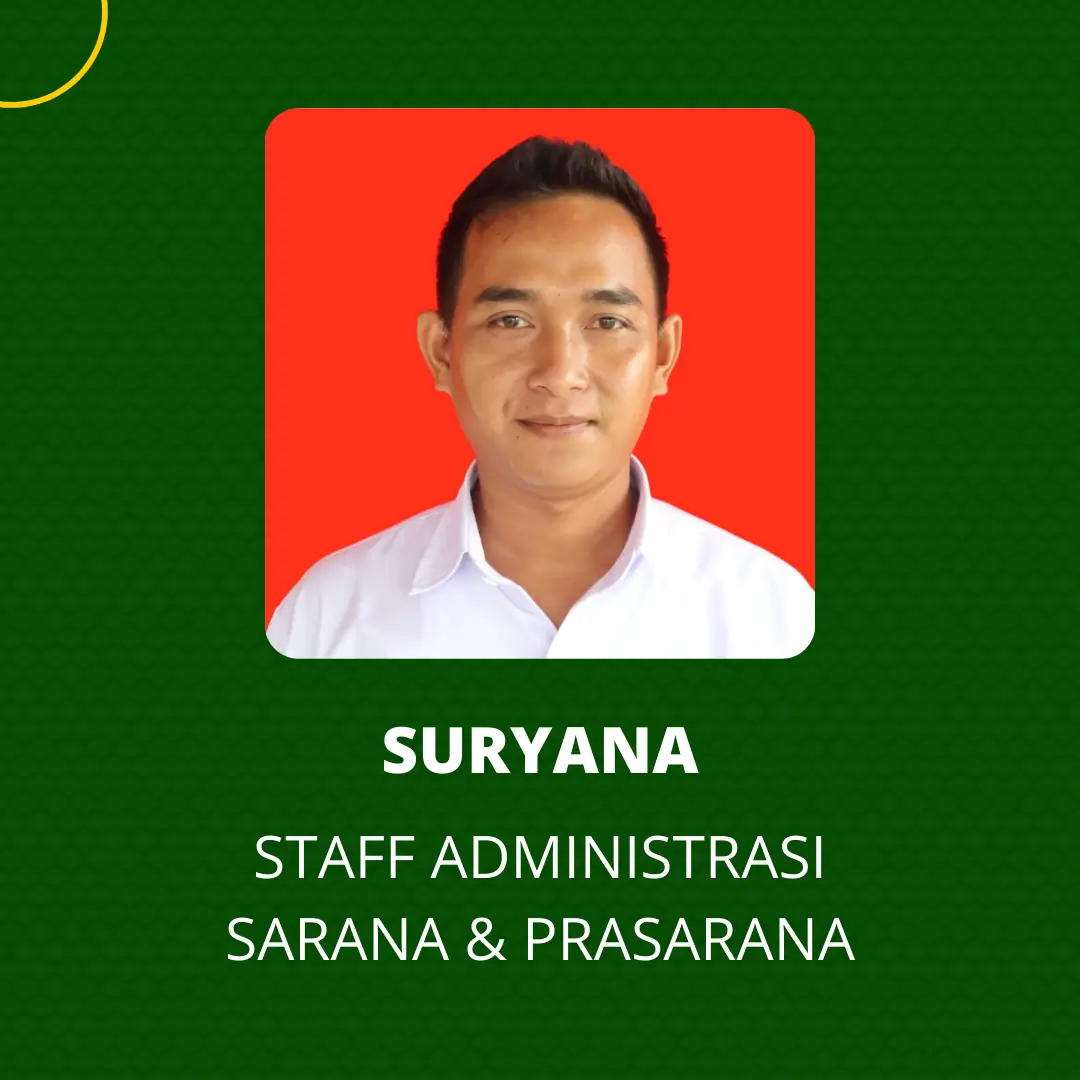 Suryana - Staff Administrasi Sarana & Prasarana